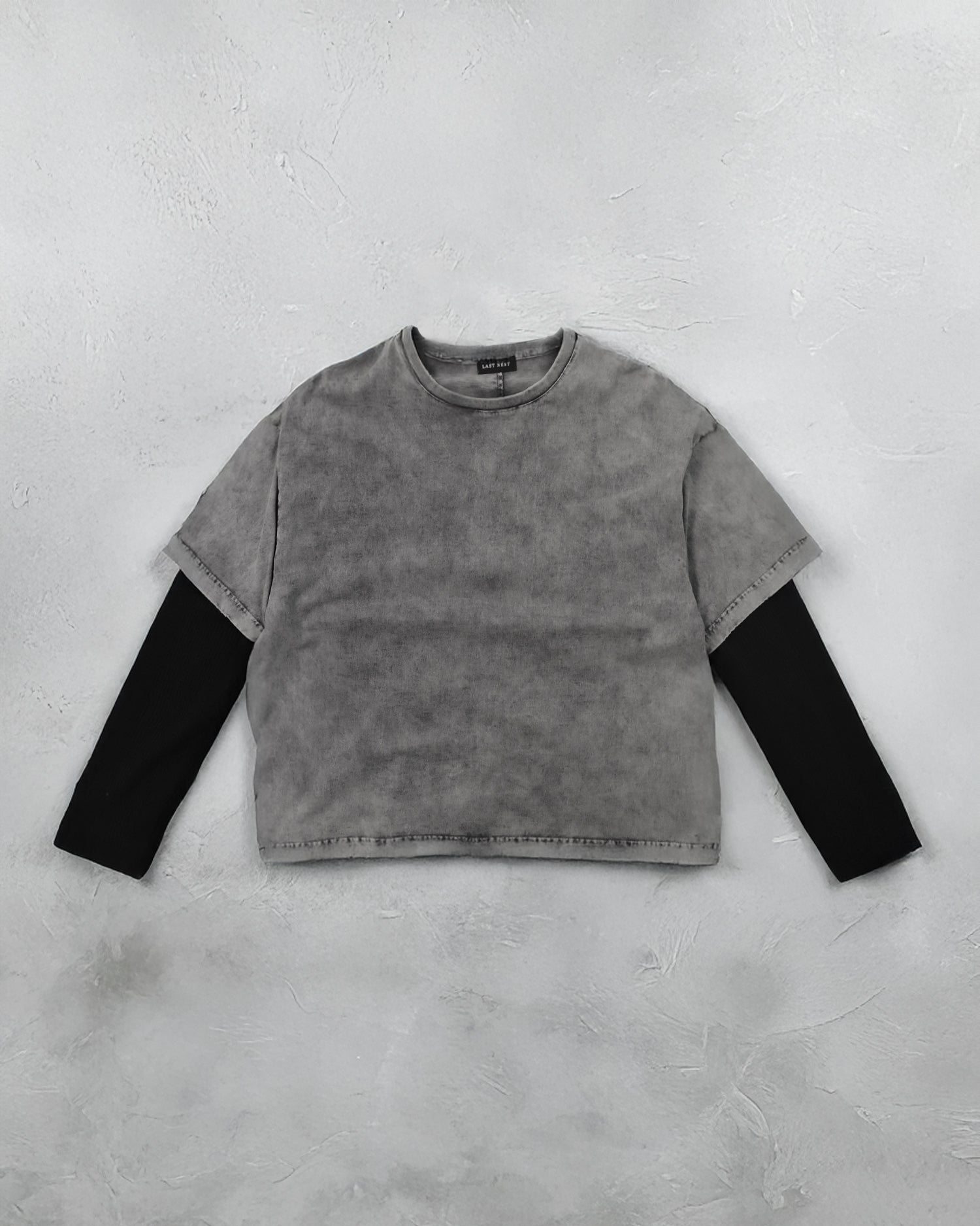 last nest ロンT Layered T-shirts / Black｜LAST NEST Official Online Site