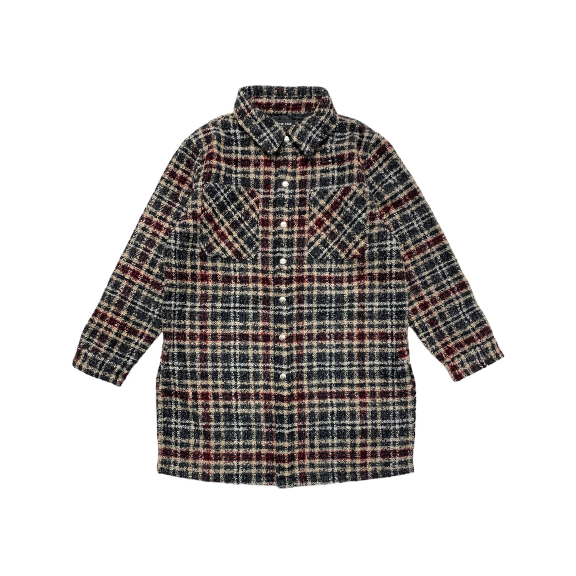 【last nest】FLANNEL OVER LONG SHIRTSメンズ