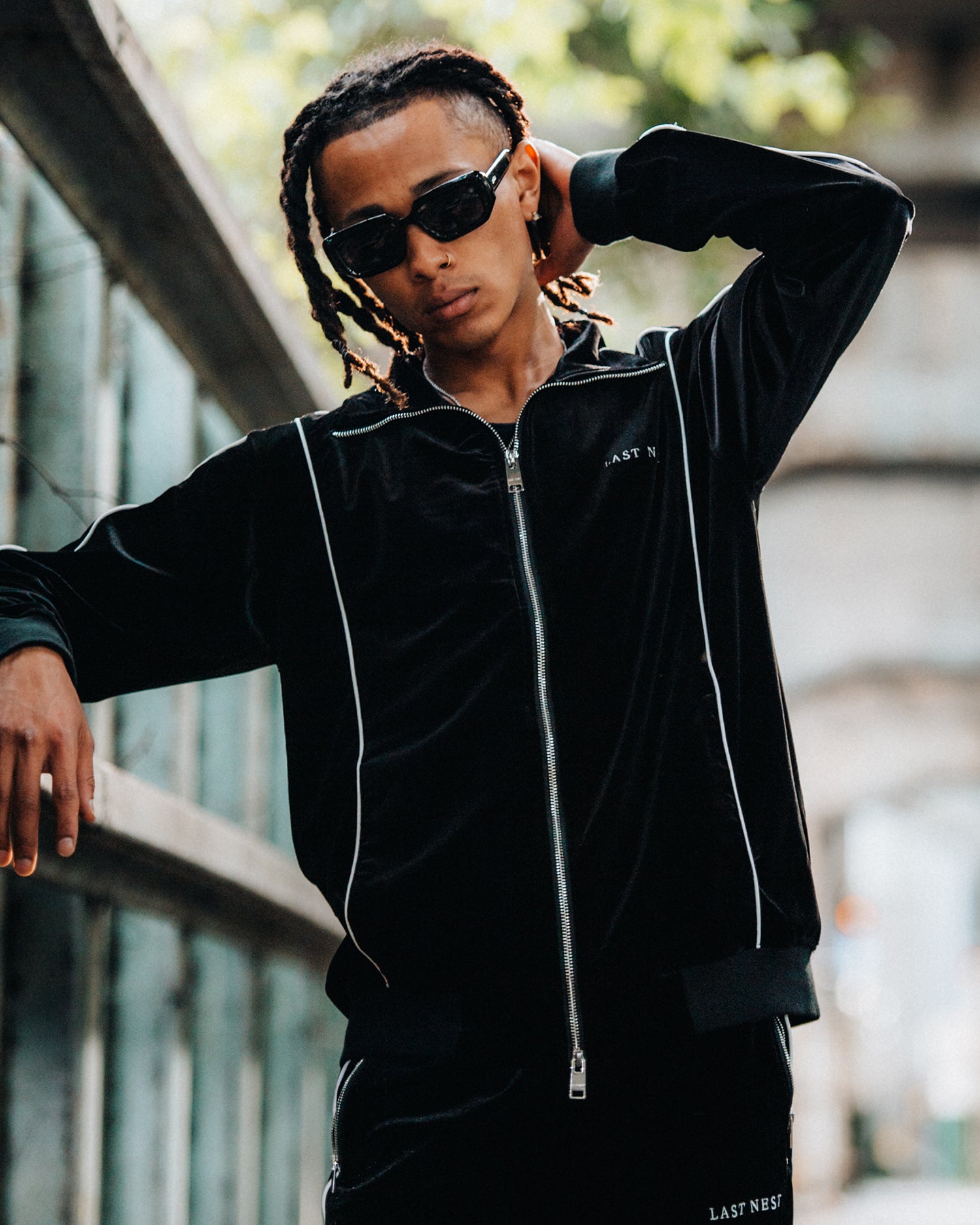 LAST NEST ベロアジャケット Velour Track Jacket V2 / Black｜LAST NEST Official Online Site