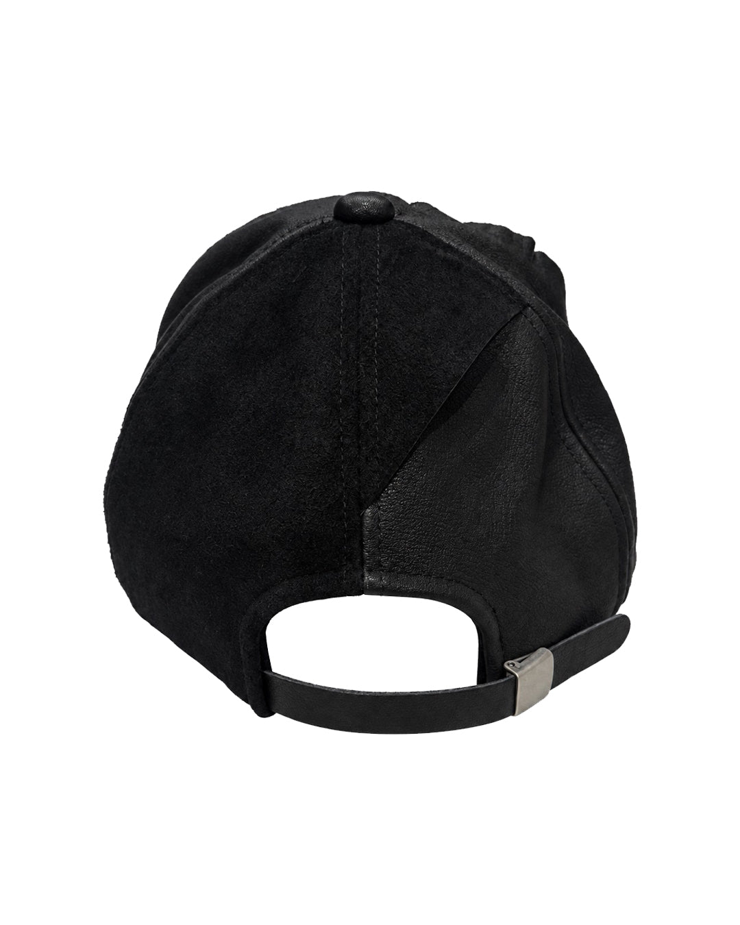 Unformed Leather Cap / Black