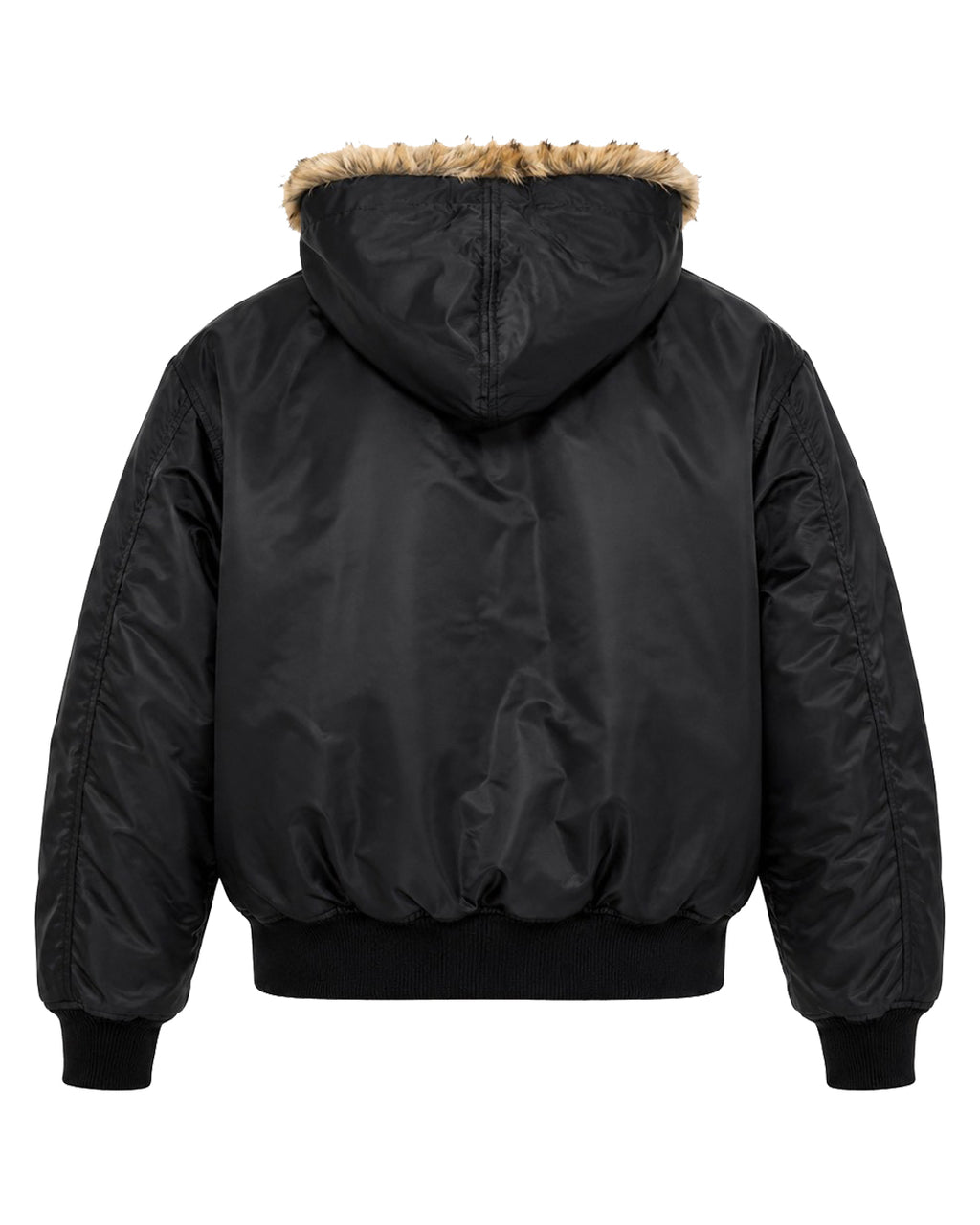 Reversible Leopard Fur Jacket / Black