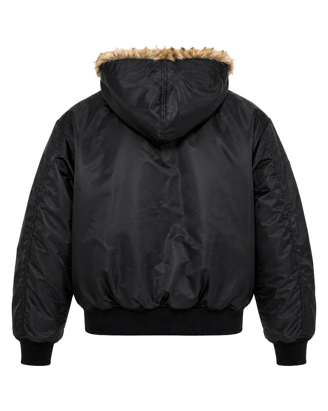 Reversible Leopard Fur Jacket / Black