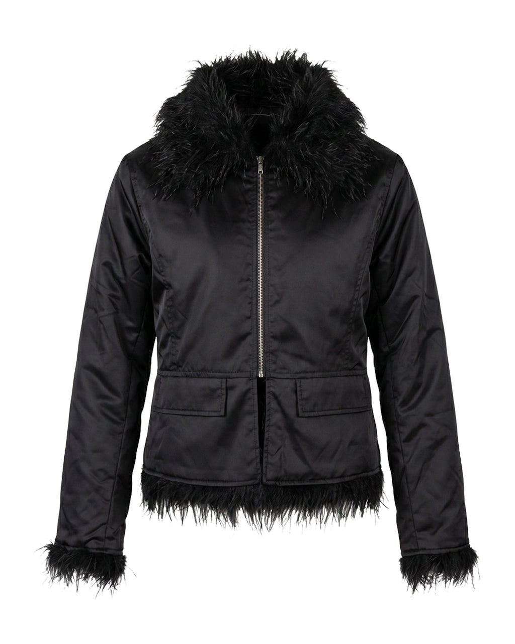 Reversible Fur Jacket / Black