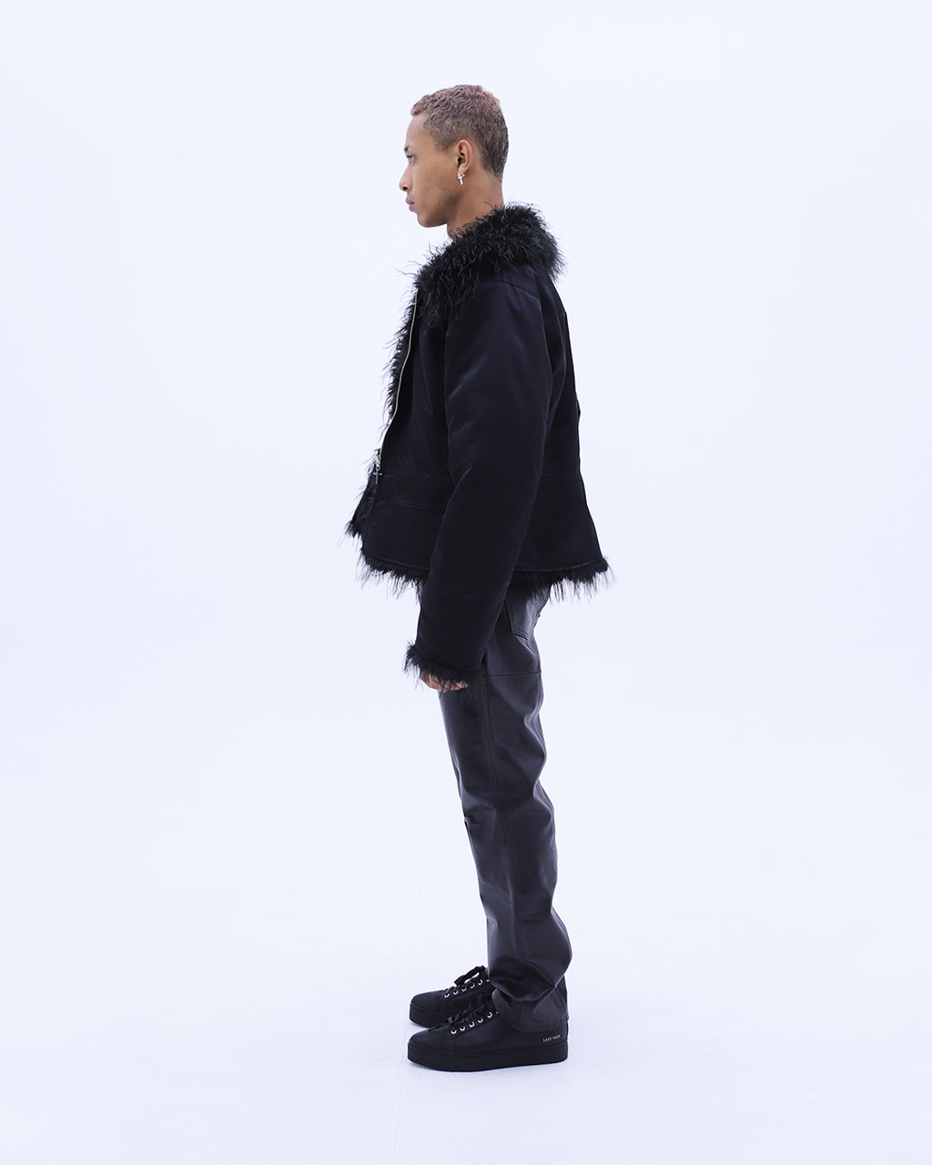Reversible Fur Jacket / Black