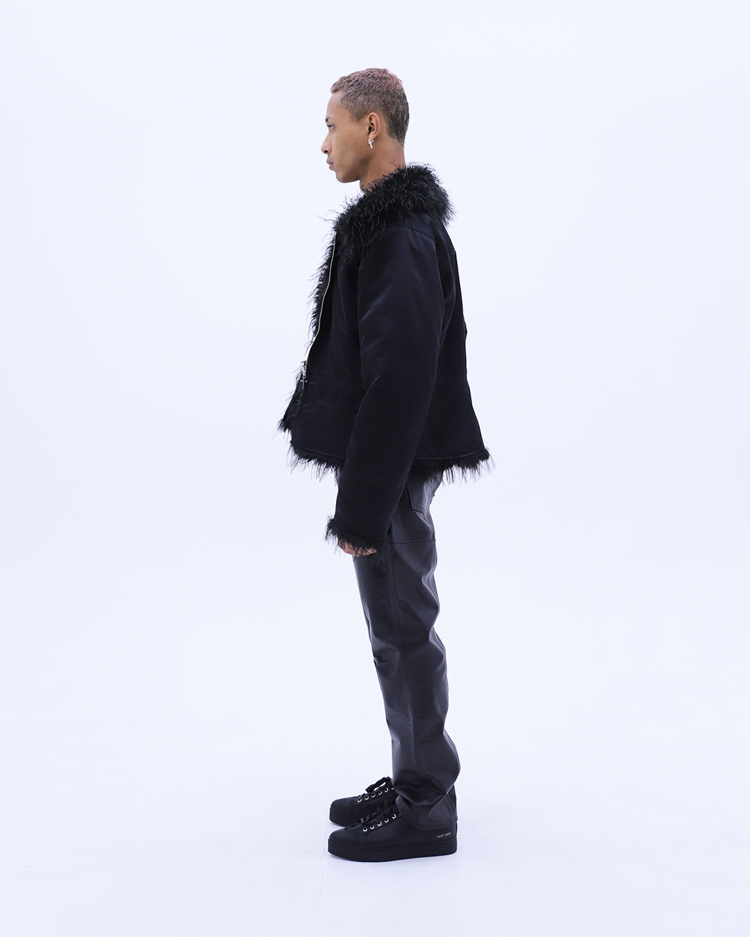 Reversible Fur Jacket / Black