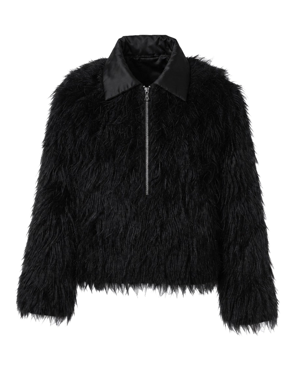 Reversible Fur Jacket / Black