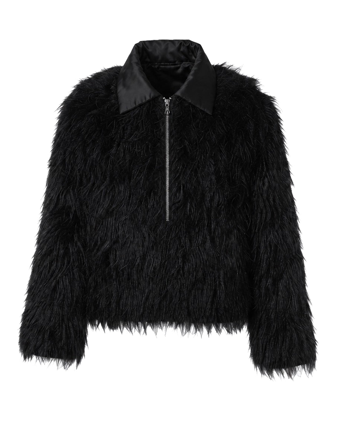 Reversible Fur Jacket / Black