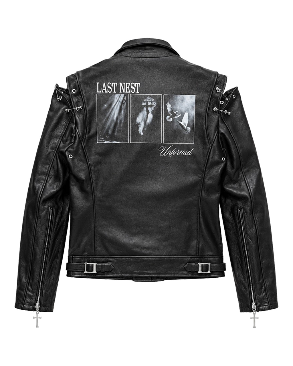 Safety Pin Riders Jacket / Black