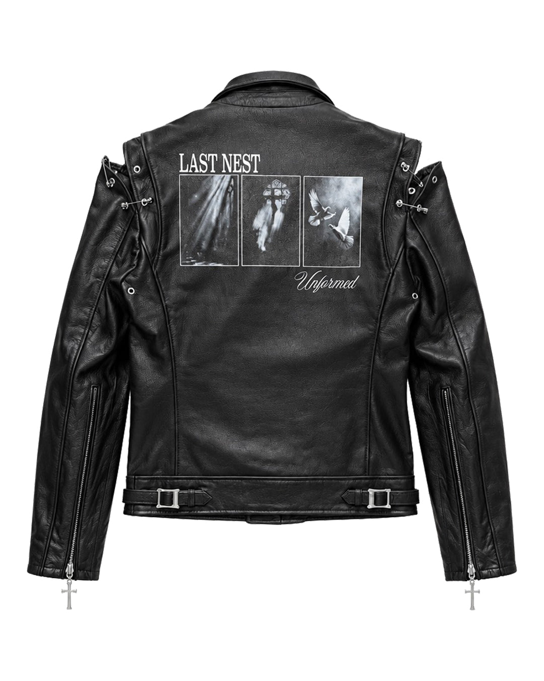 Safety Pin Riders Jacket / Black