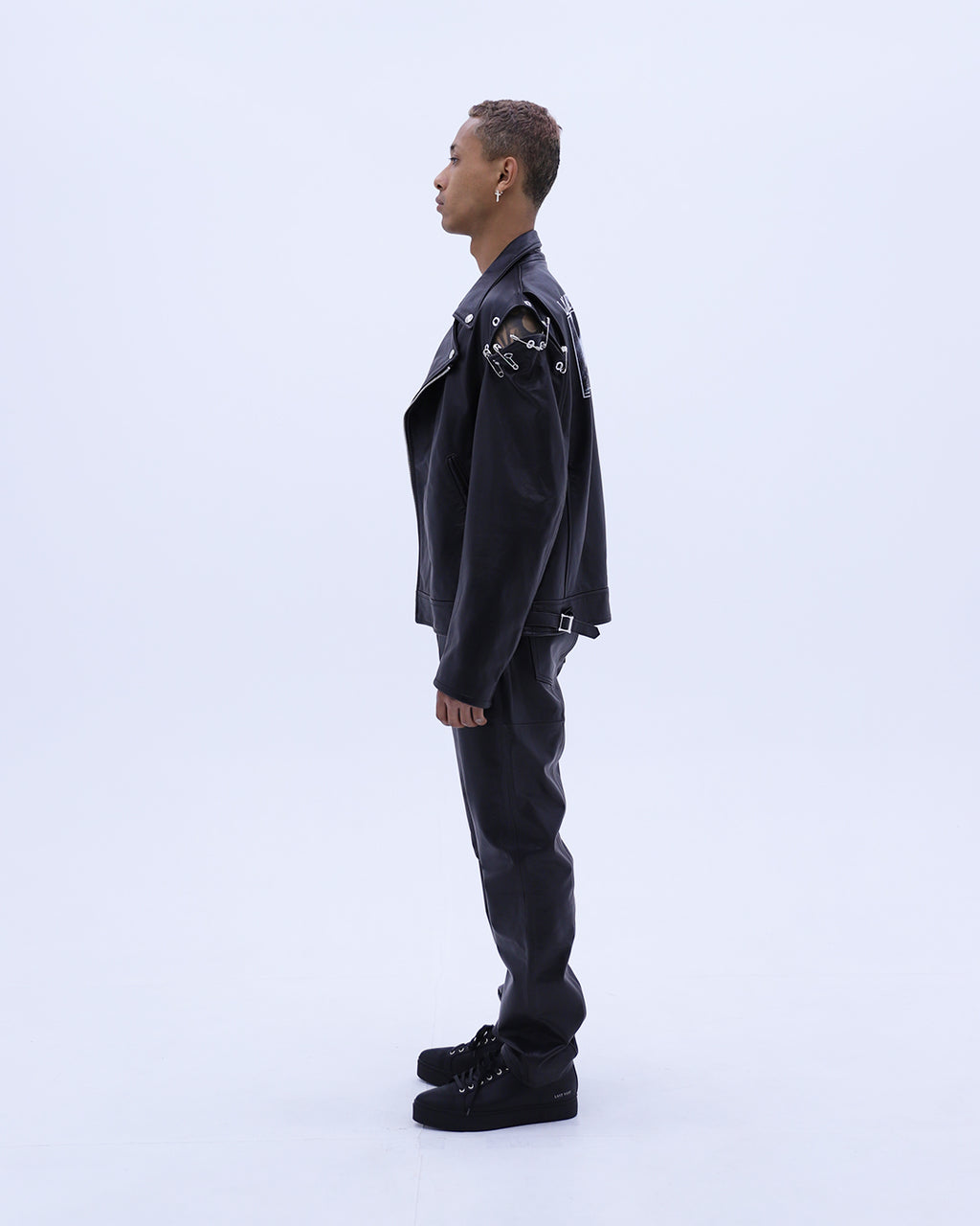 Safety Pin Riders Jacket / Black