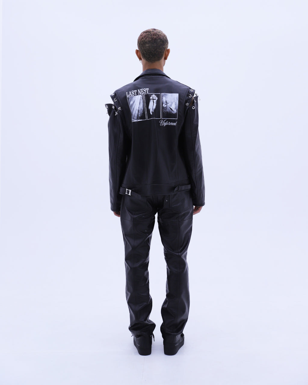 Safety Pin Riders Jacket / Black