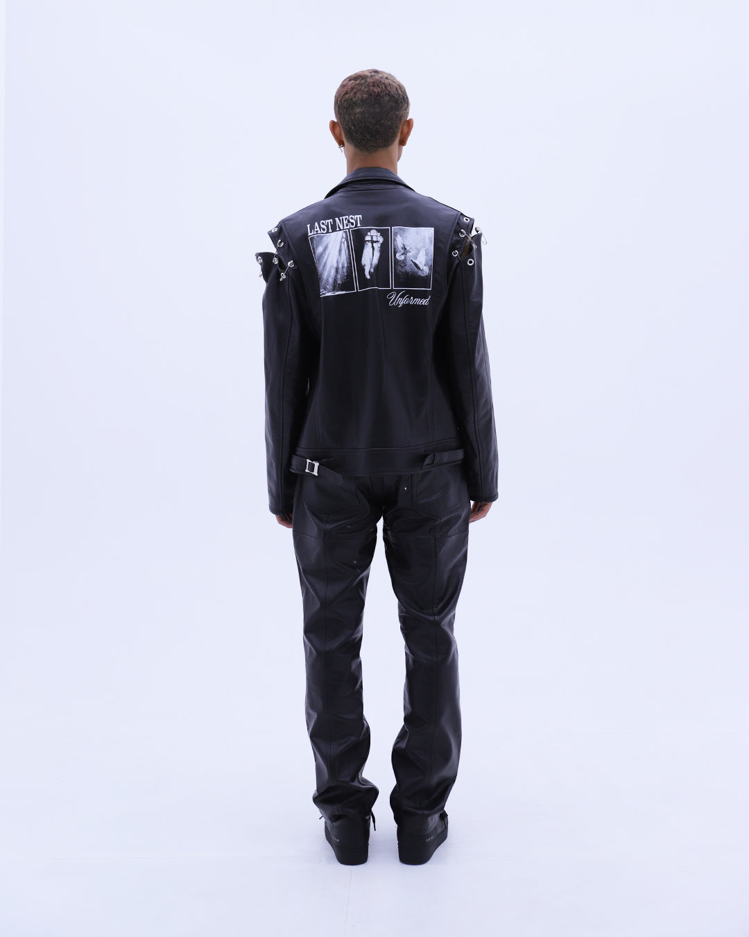 Safety Pin Riders Jacket / Black