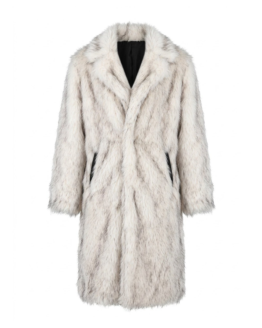 Long White Fur Coat / White