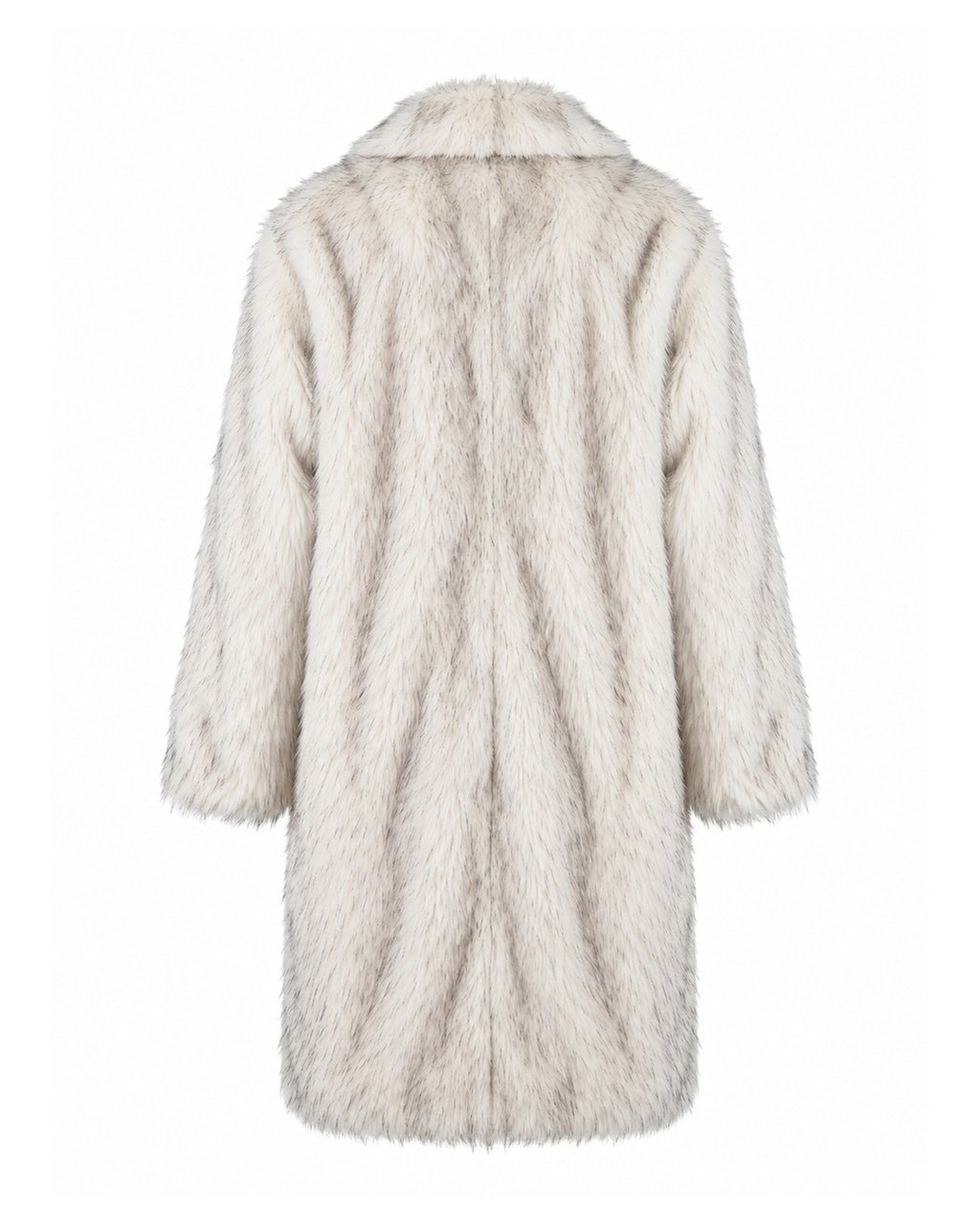 Long White Fur Coat / White