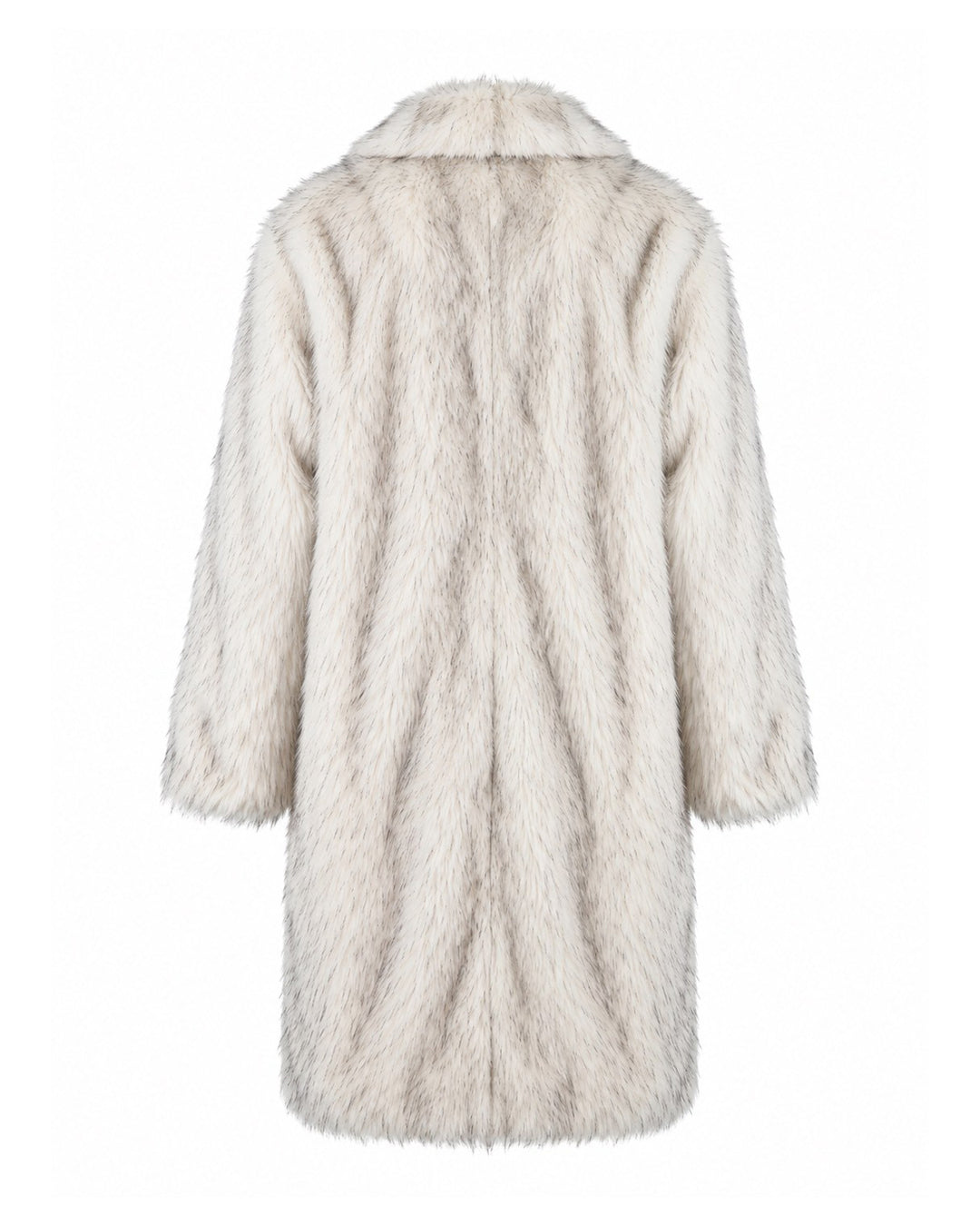 Long White Fur Coat / White