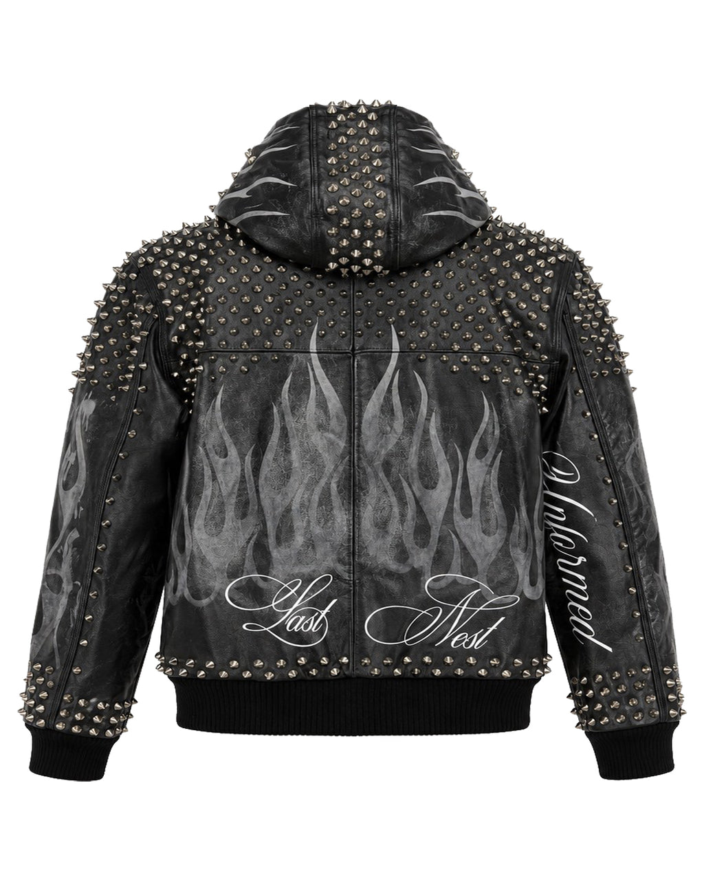 Studs Fire-pattern Jacket (×Ono Yukinori) / Black