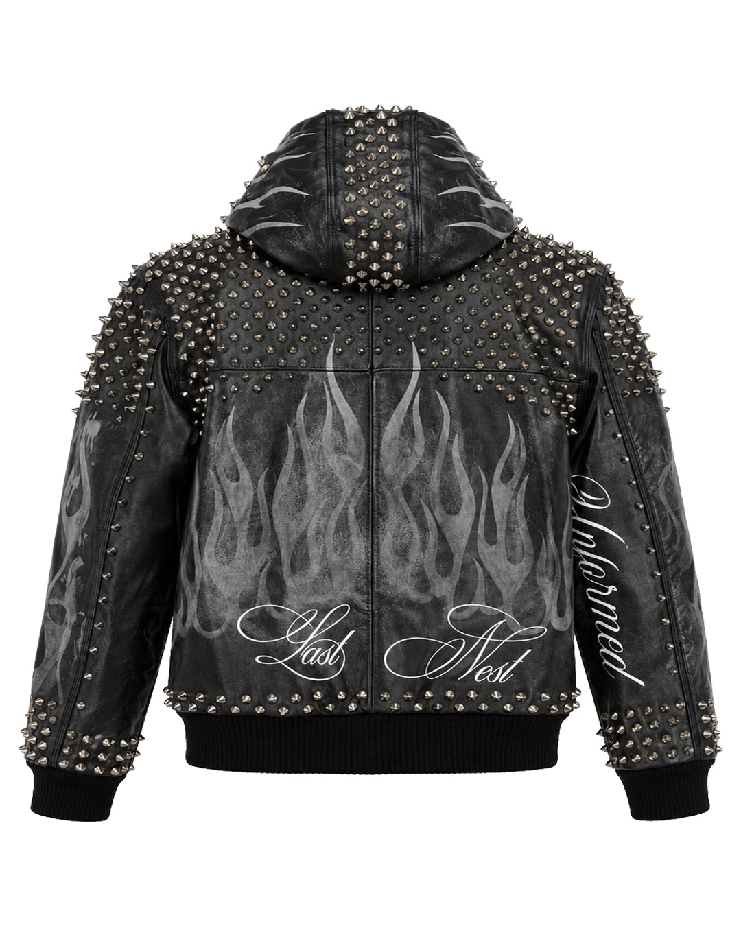 Studs Fire-pattern Jacket (×Ono Yukinori) / Black
