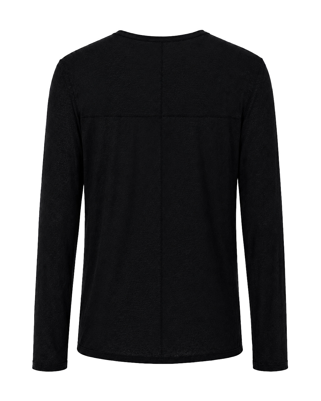 Old English See-through L/S T-Shirt / Black