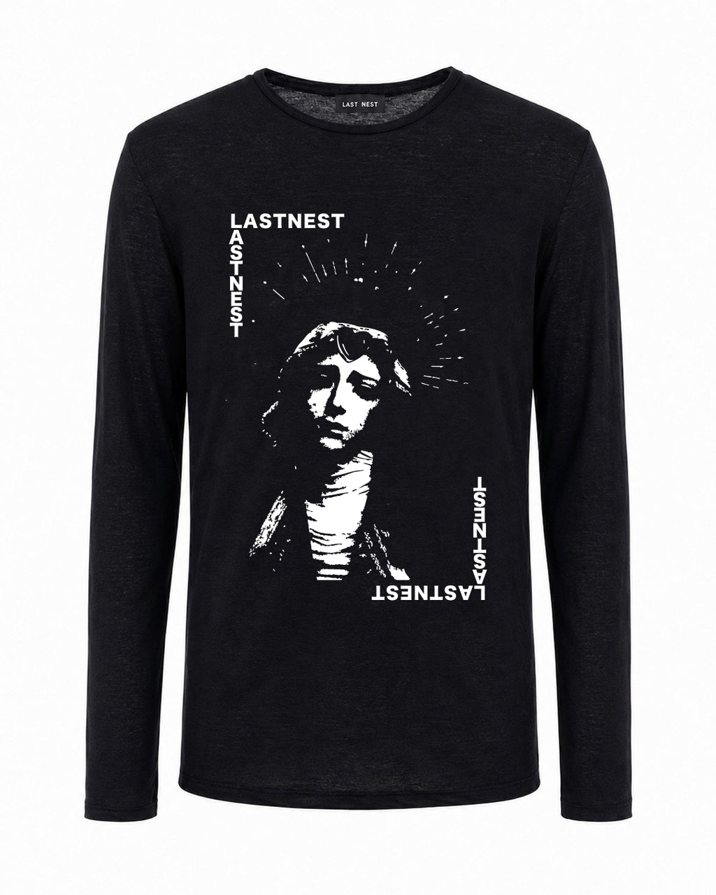 Maria See-through L/S T-Shirt / Black