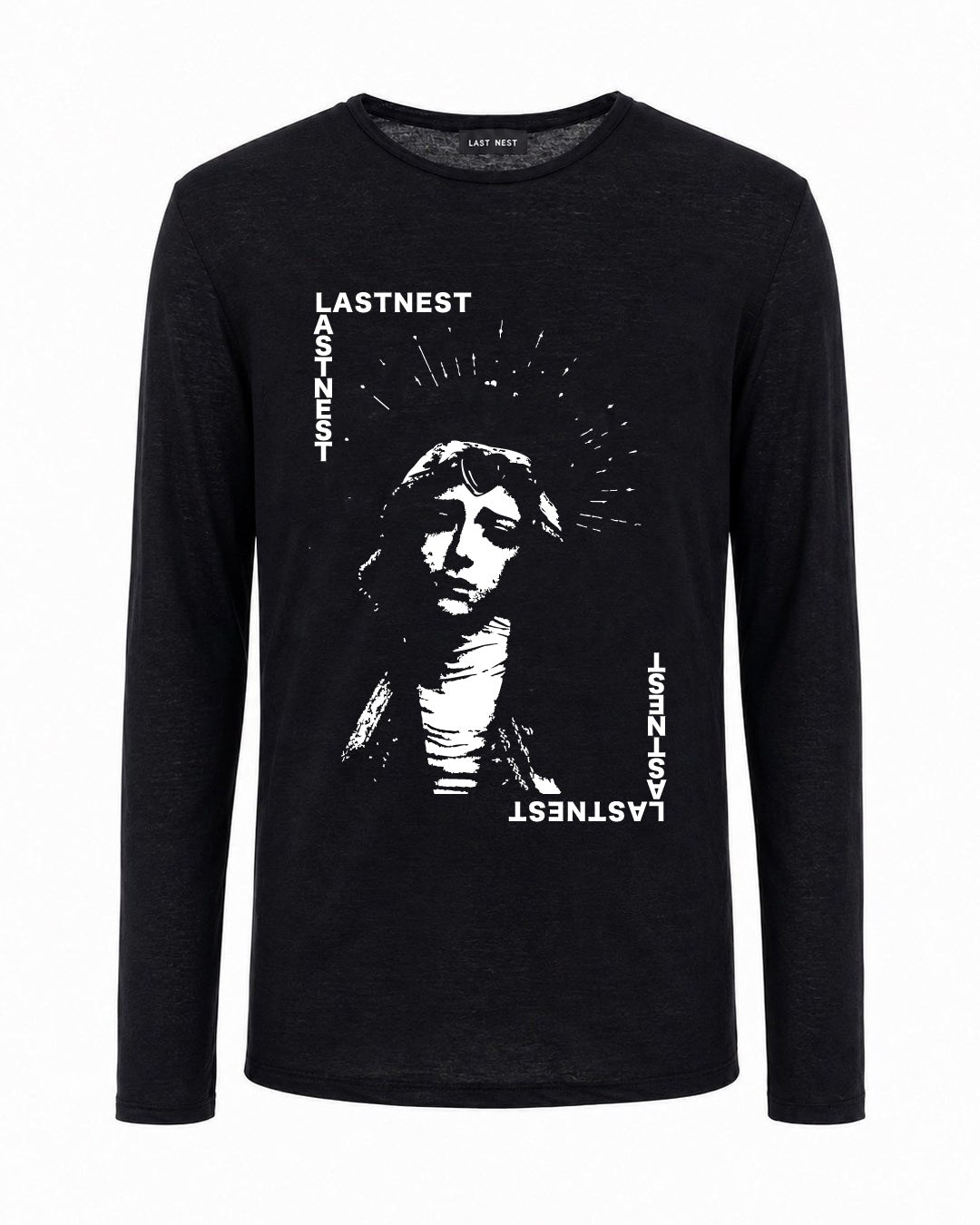 Maria See-through L/S T-Shirt / Black