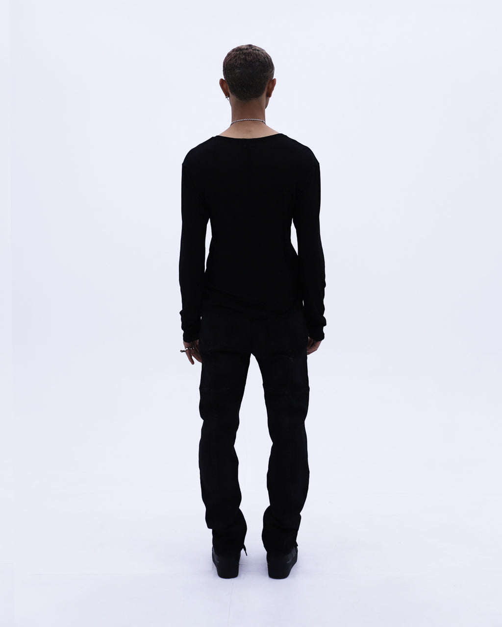 Maria See-through L/S T-Shirt / Black