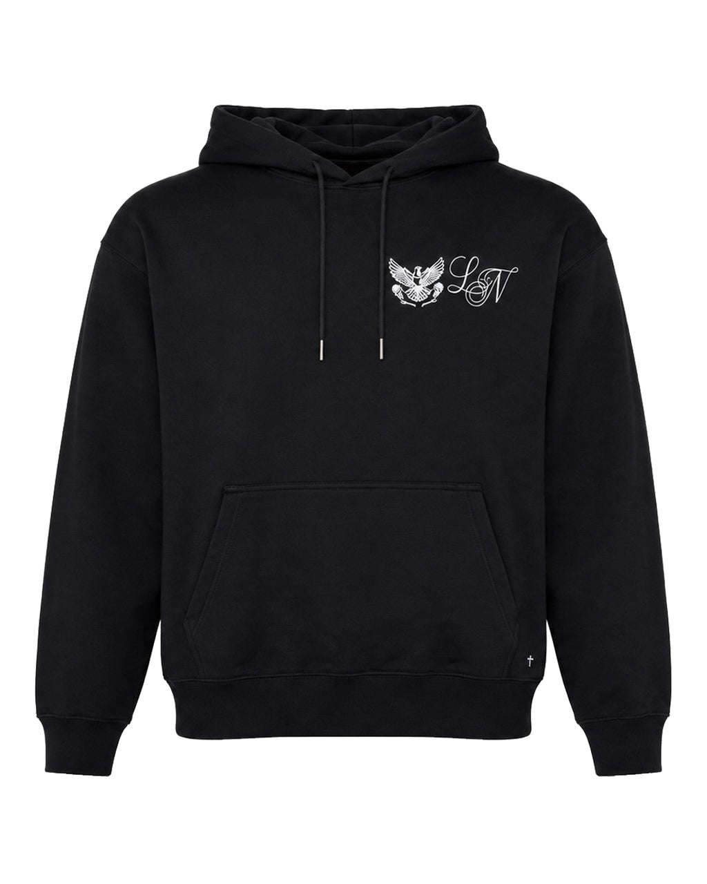 Emblem Logo Hoodie / Black