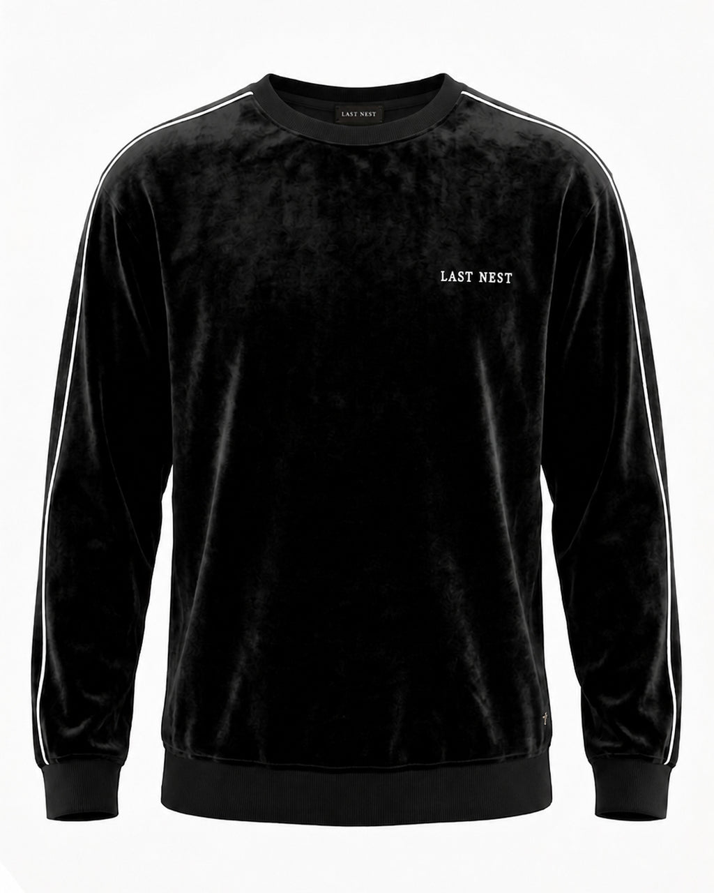 Velvet Crewneck / Black