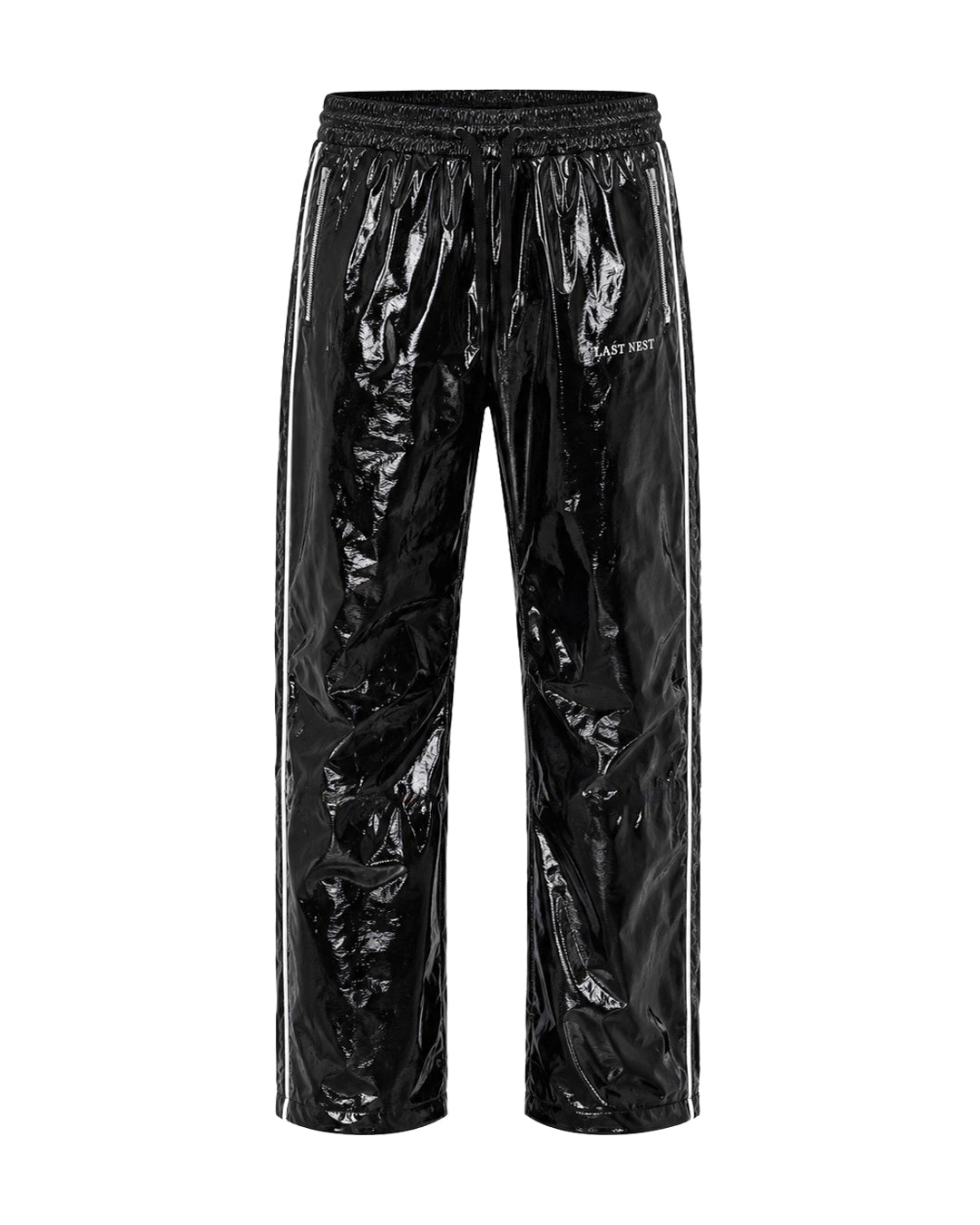 Patent Track Pants / Black