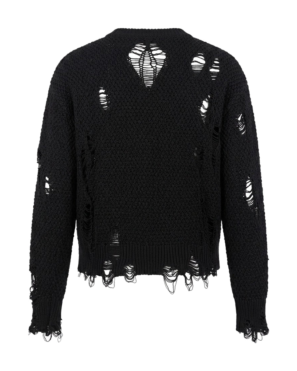 Damaged Cardigan / Black