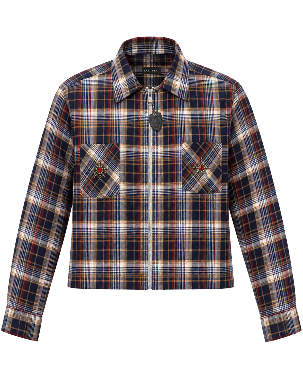 HTC x LAST NEST Studs Flannel Shirt / Assort 2