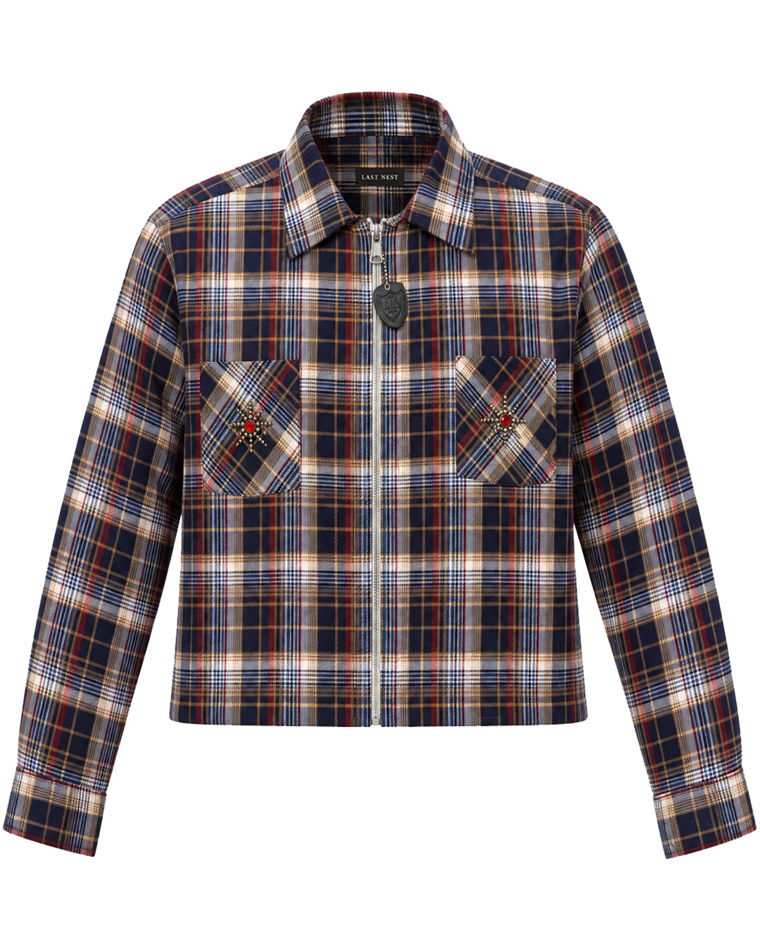 HTC x LAST NEST Studs Flannel Shirt / Assort 2