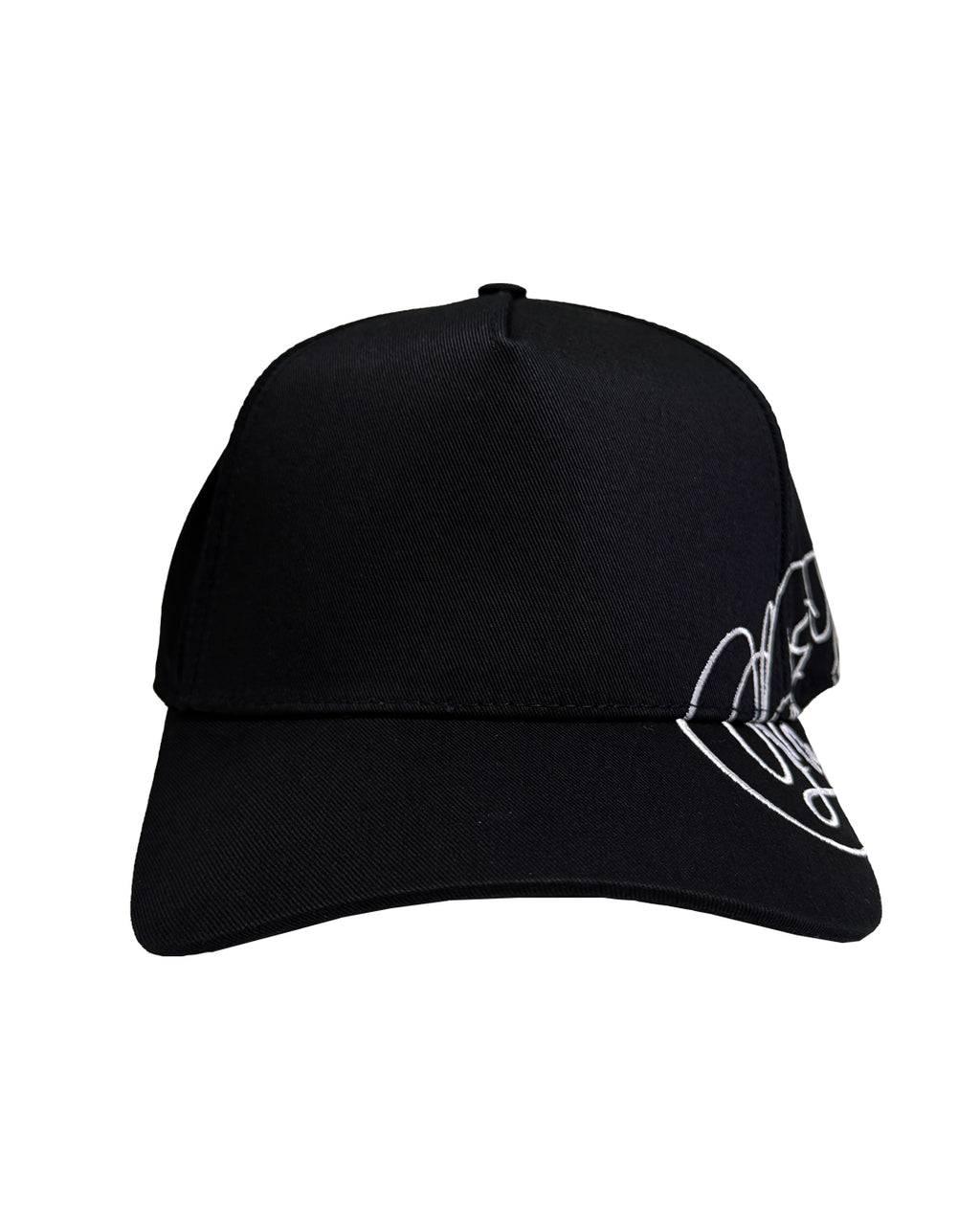 Side Embroidery Cap / Black