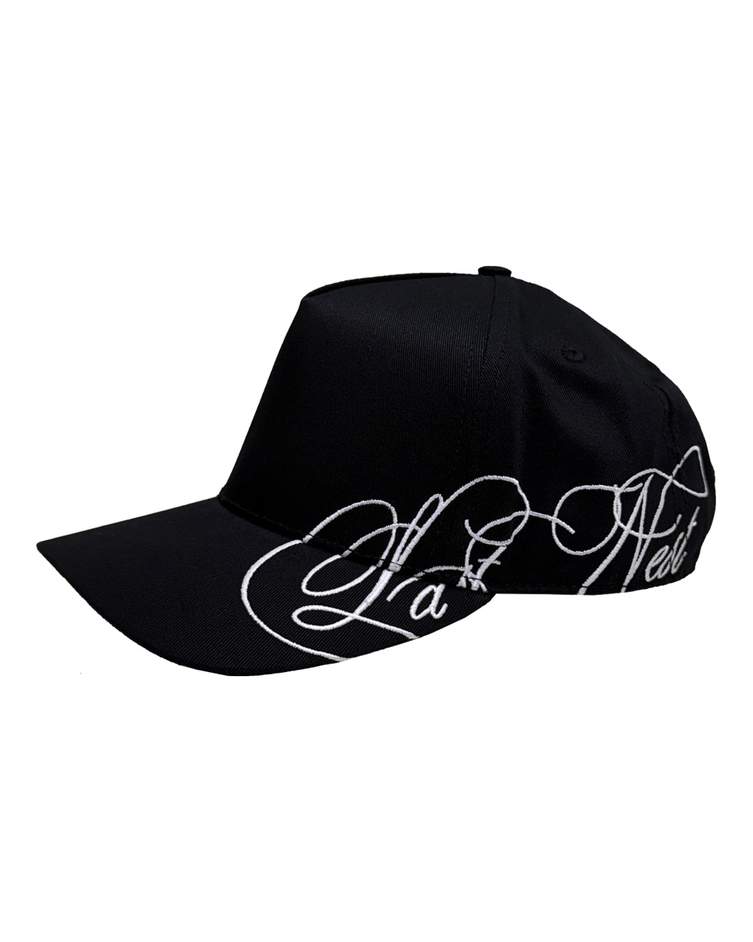 Side Embroidery Cap / Black