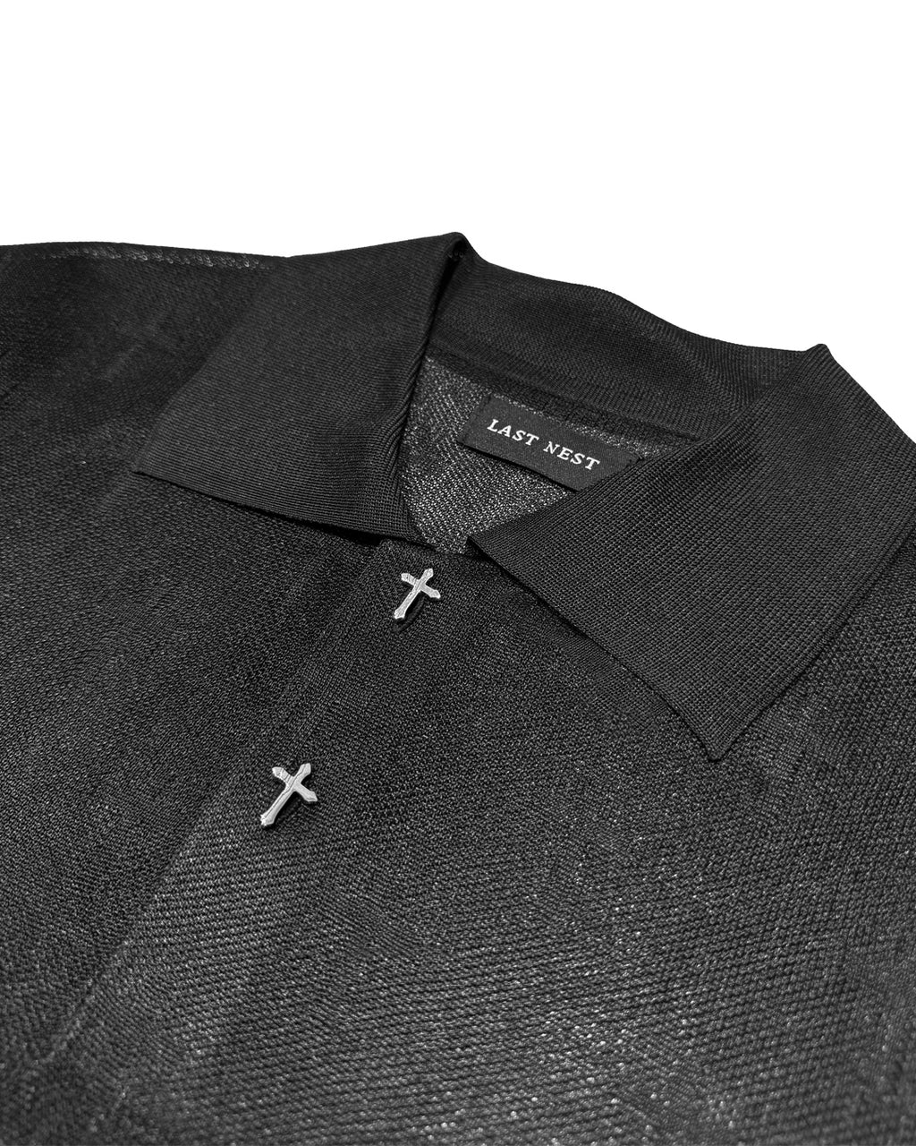 Cross Polo S/S Shirts / Black