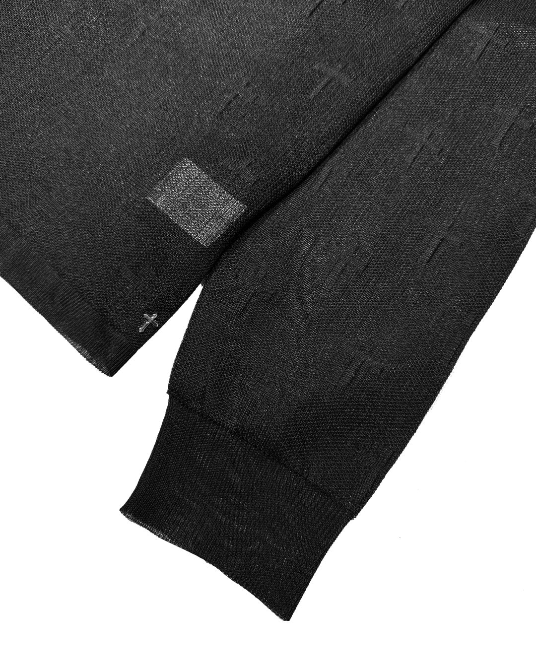 Cross Polo L/S Shirts / Black