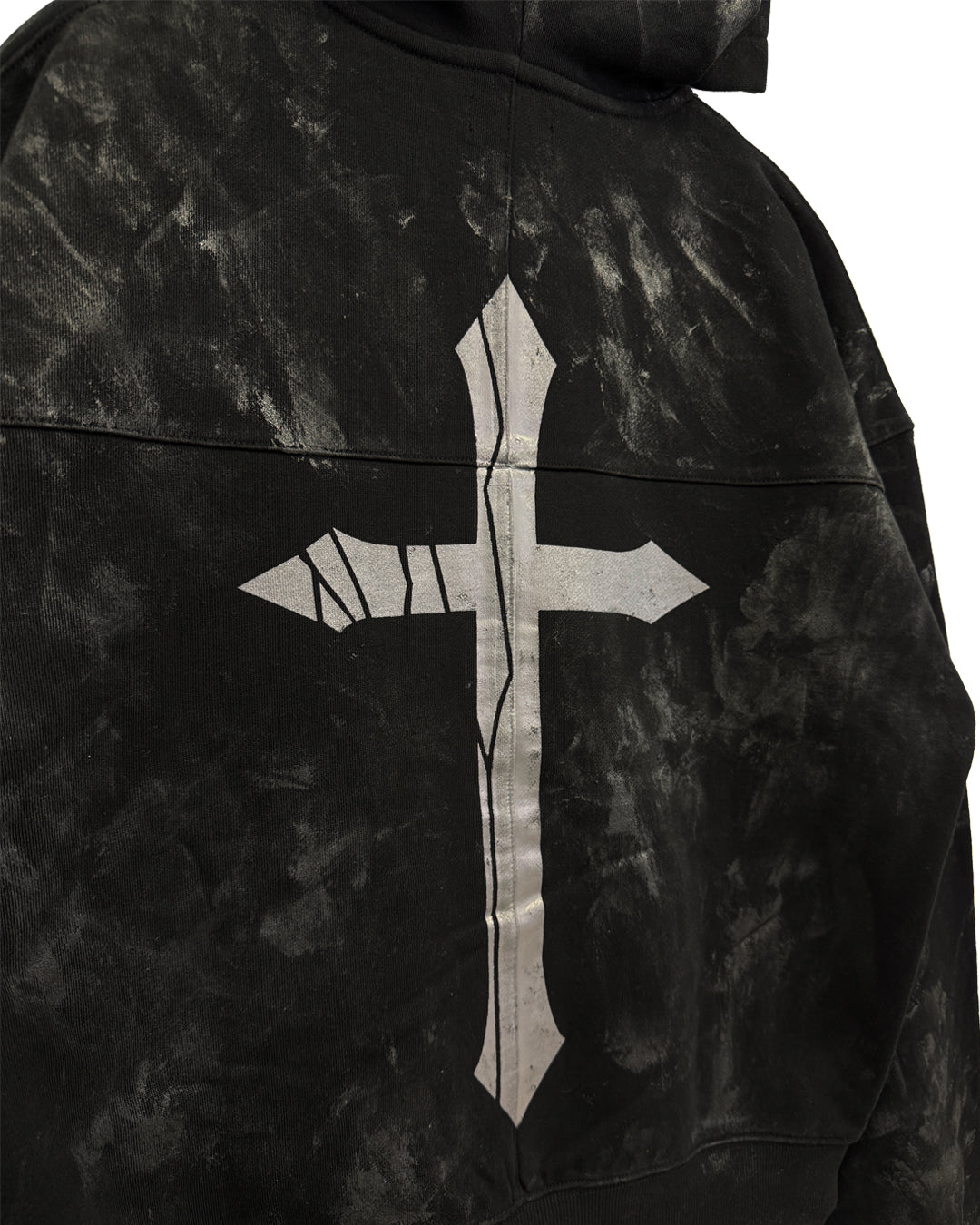 ジャケット・アウター LAST NEST Allover Cross Zip-up Hoodie ラストネスト LAST NEST Allover Cross Zip-up Hoodie （Black