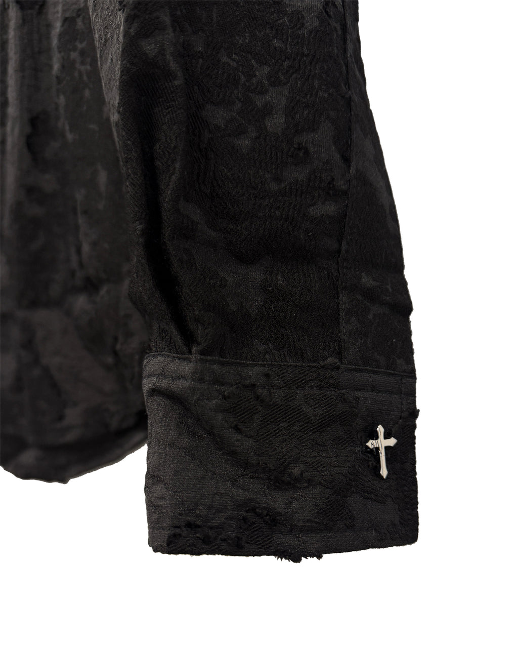 Black Flowers L/S Shirts / Black