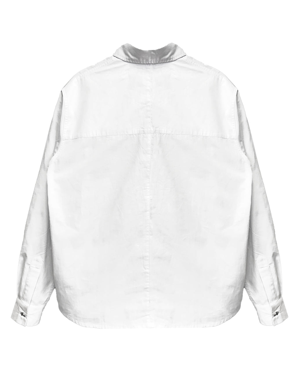 White Cross Button L/S Shirts / White