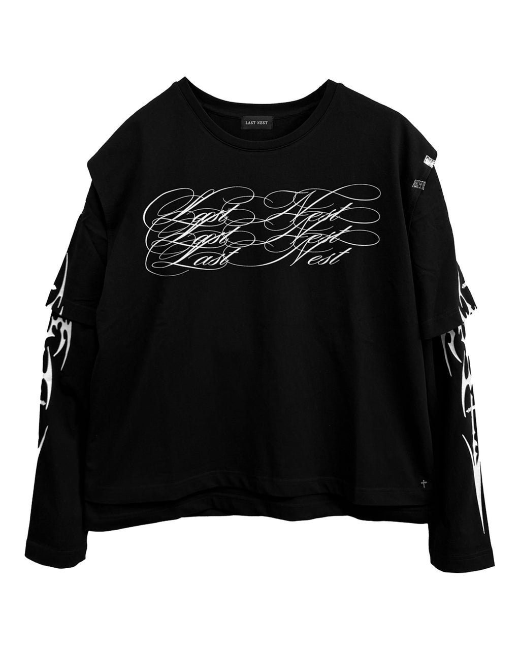 Three Layered L/S Shirts / Black