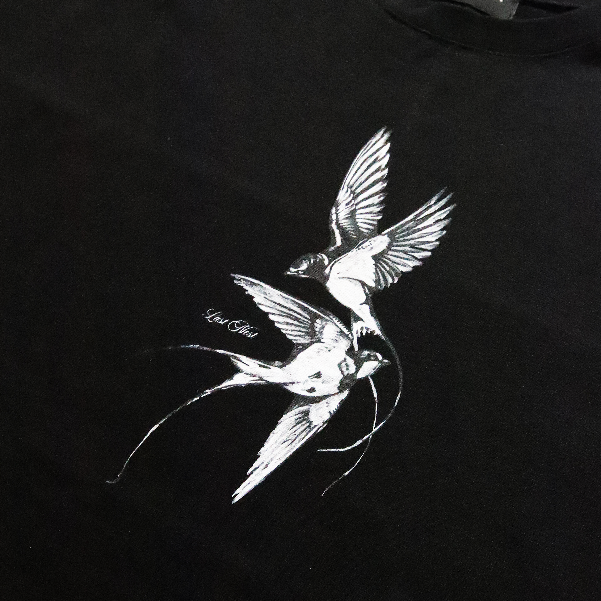 SWALLOW T-SHIRTS / BLACK