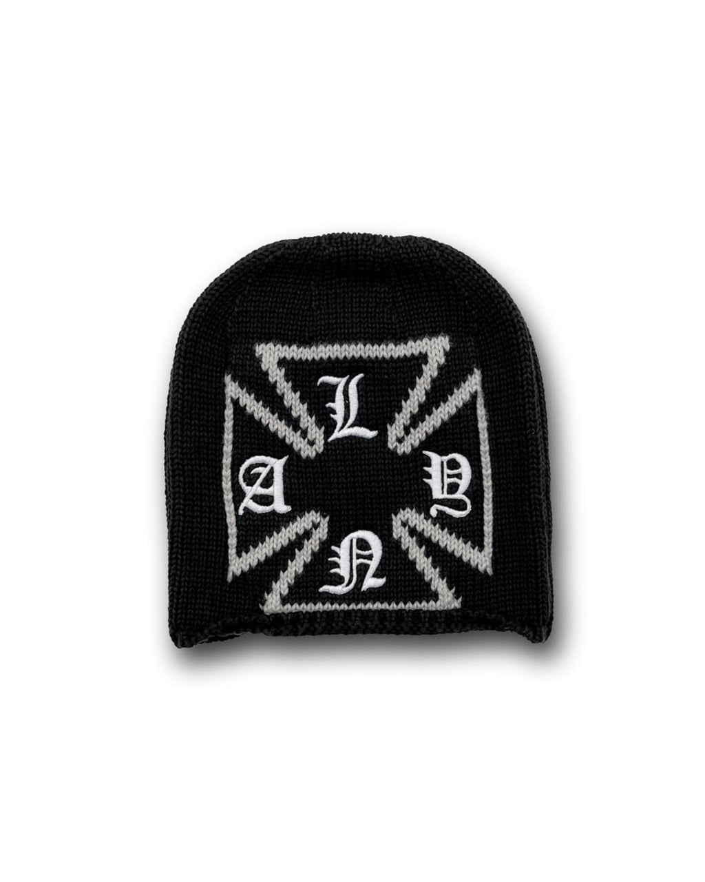 L.N.A.Y Cross Beanie / Black