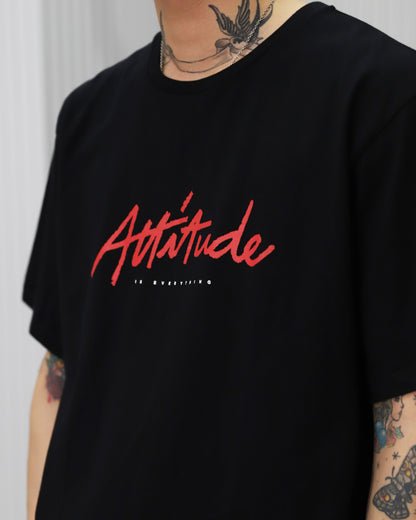 ATTITUDE TEE / BLACK