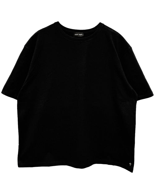 Cracked Cross Logo T-shirt / Black