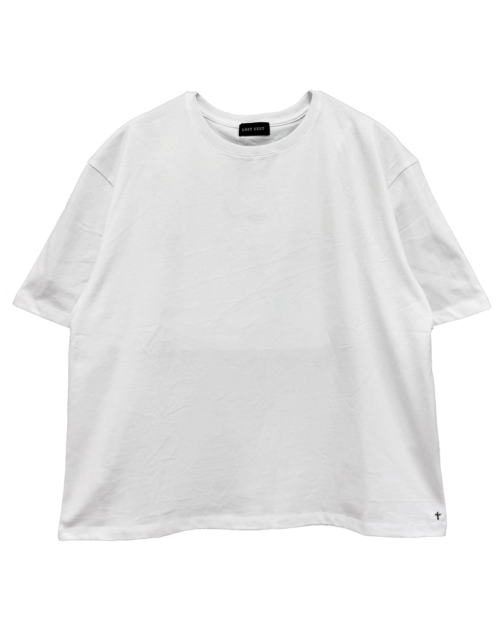 Cracked Cross Logo T-shirt / White