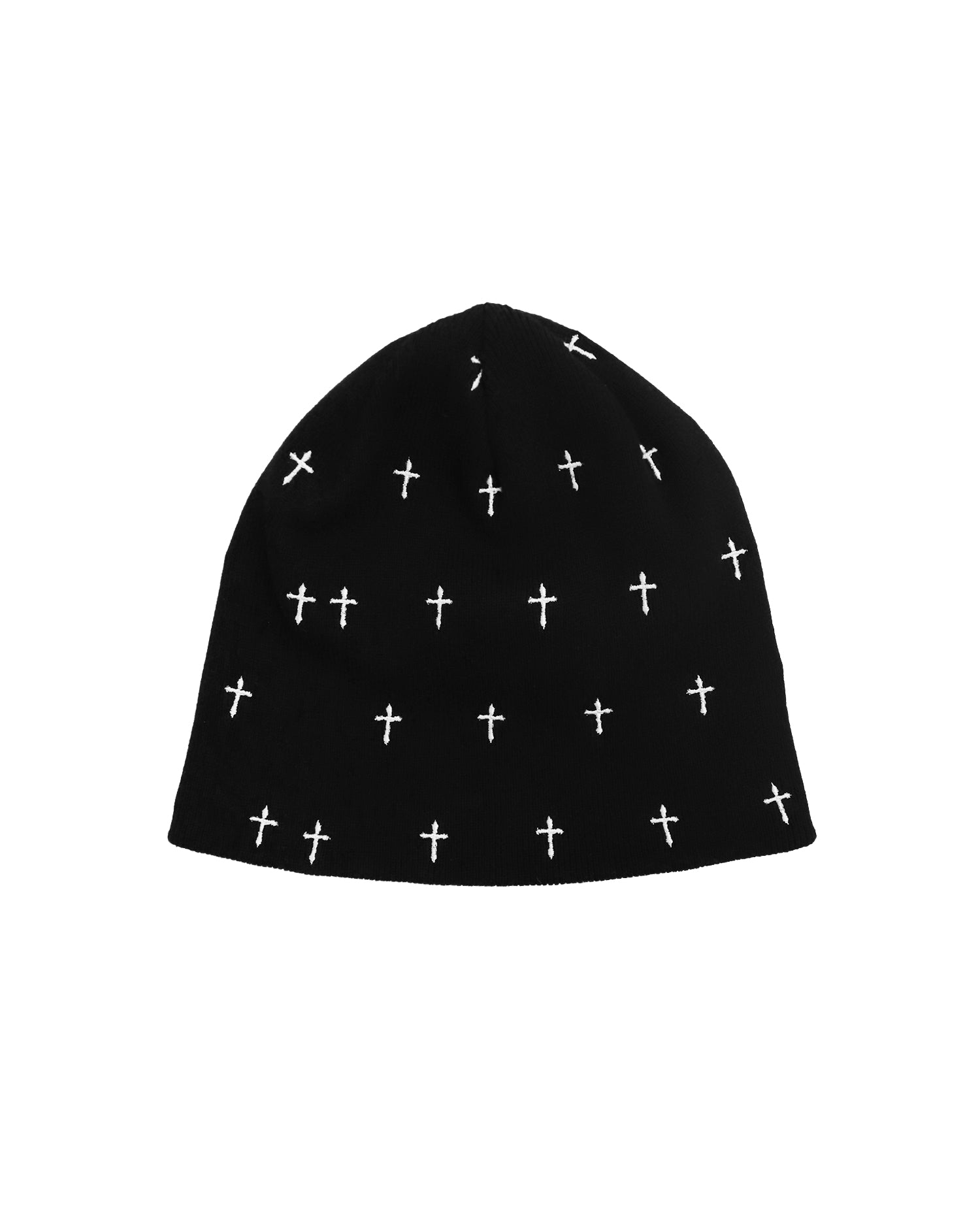 Allover Cross Beanie V2 / Black