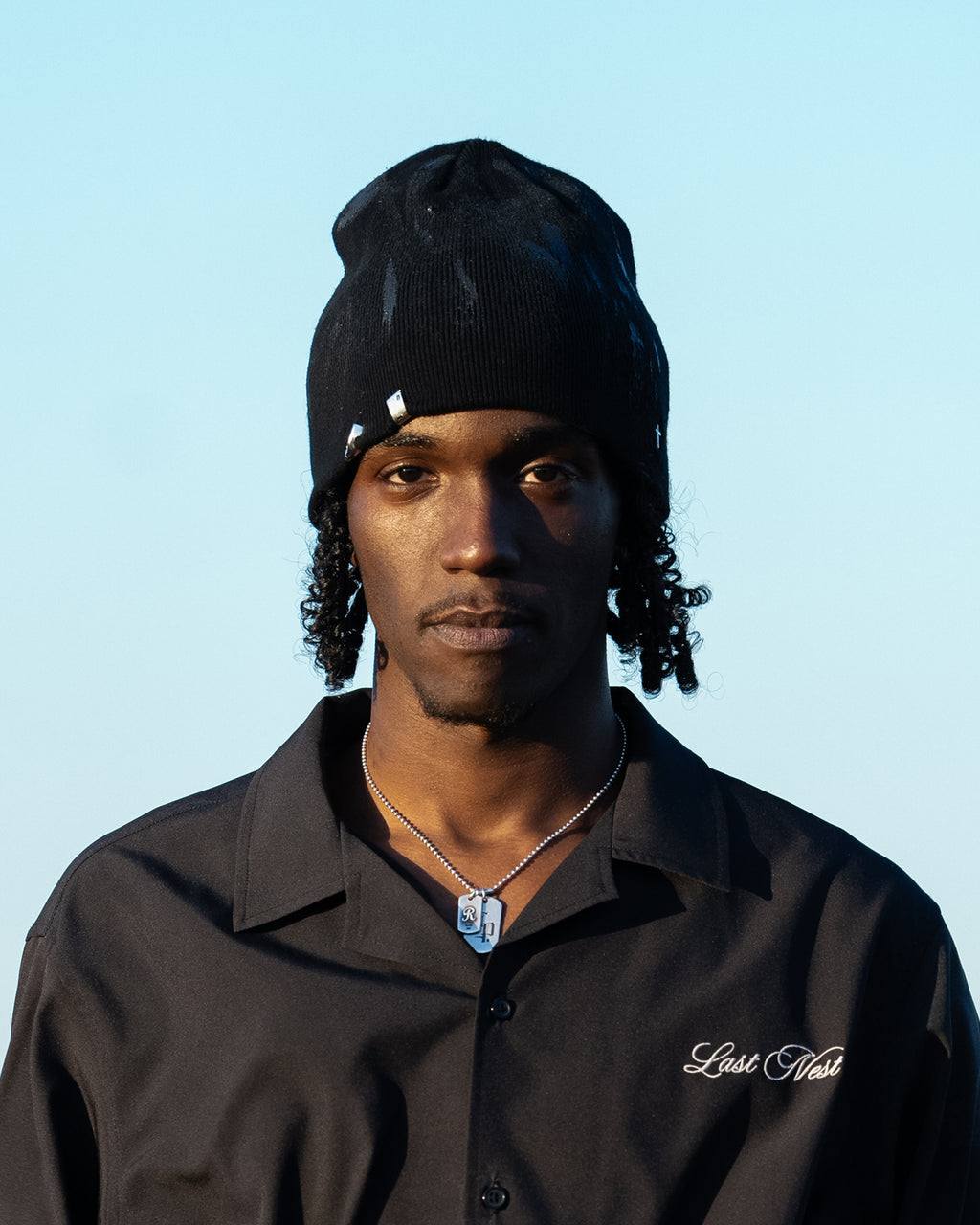 Coating Beanie / Black