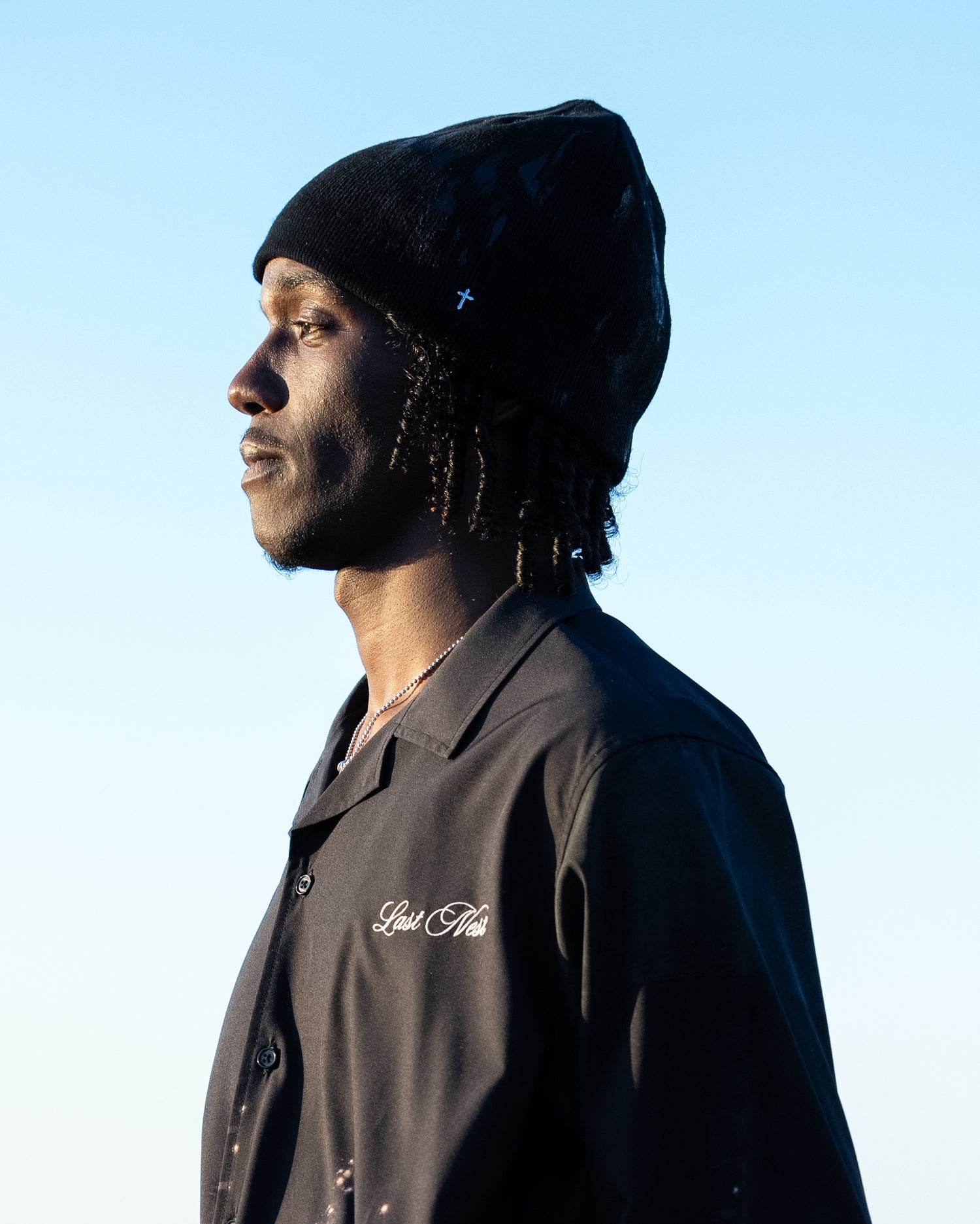 Coating Beanie / Black