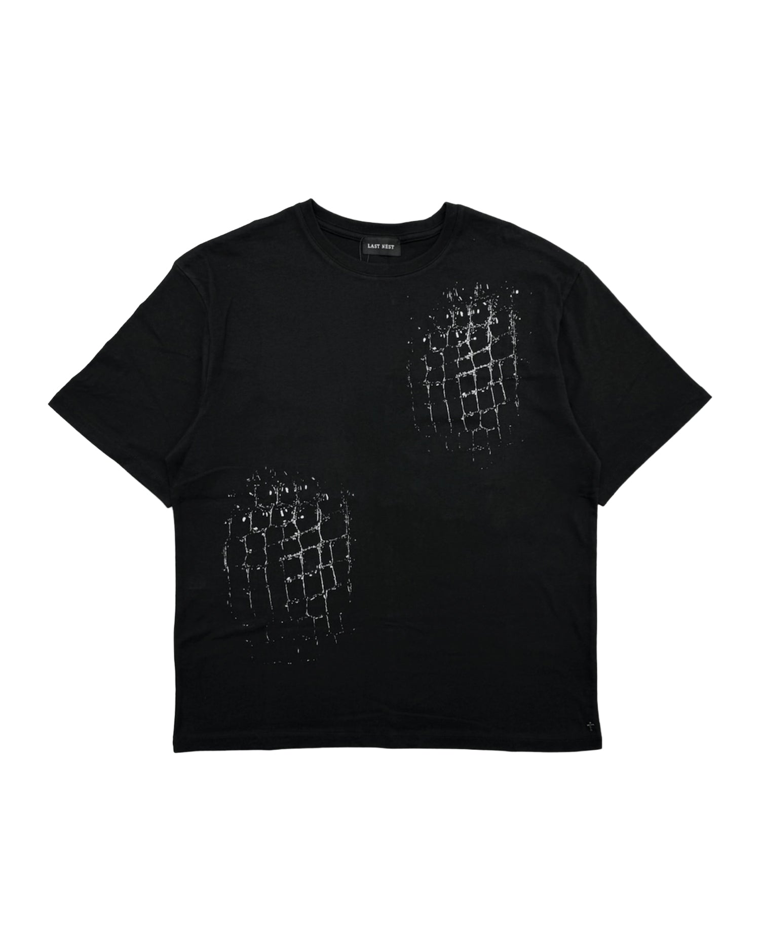 Faded Croco T-shirts / Black