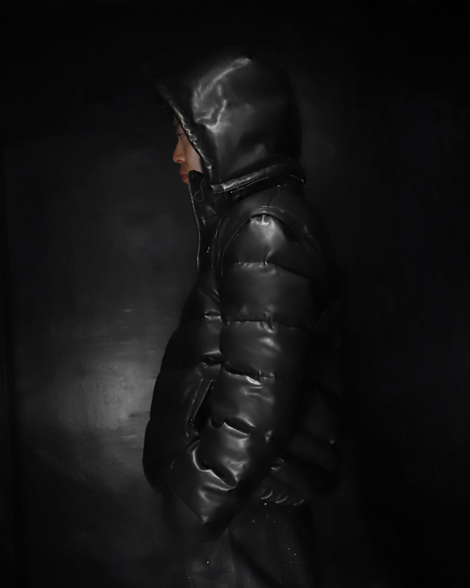 LEATHER DOWN JACKET V2 / BLACK｜LAST NEST Official Online Site