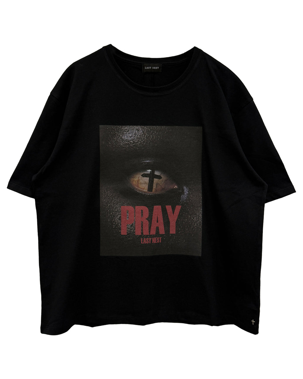 PRAY eye T-shirt / Black